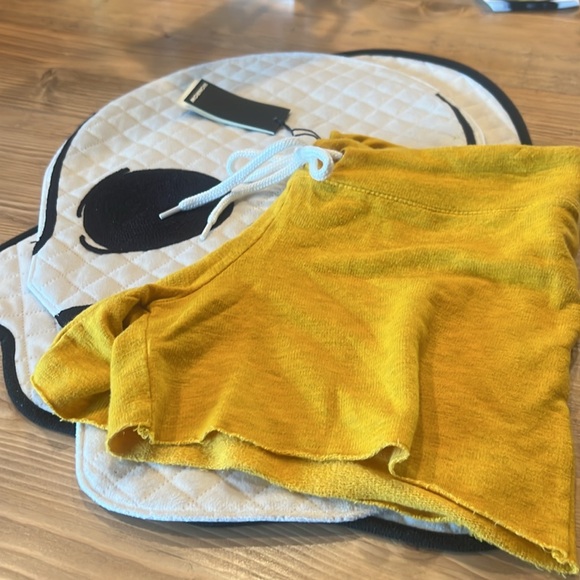 MONROW ~ Supersoft Vintage Shorts ~ mustard yellow! One pair per sale! I have 2 - Picture 6 of 12